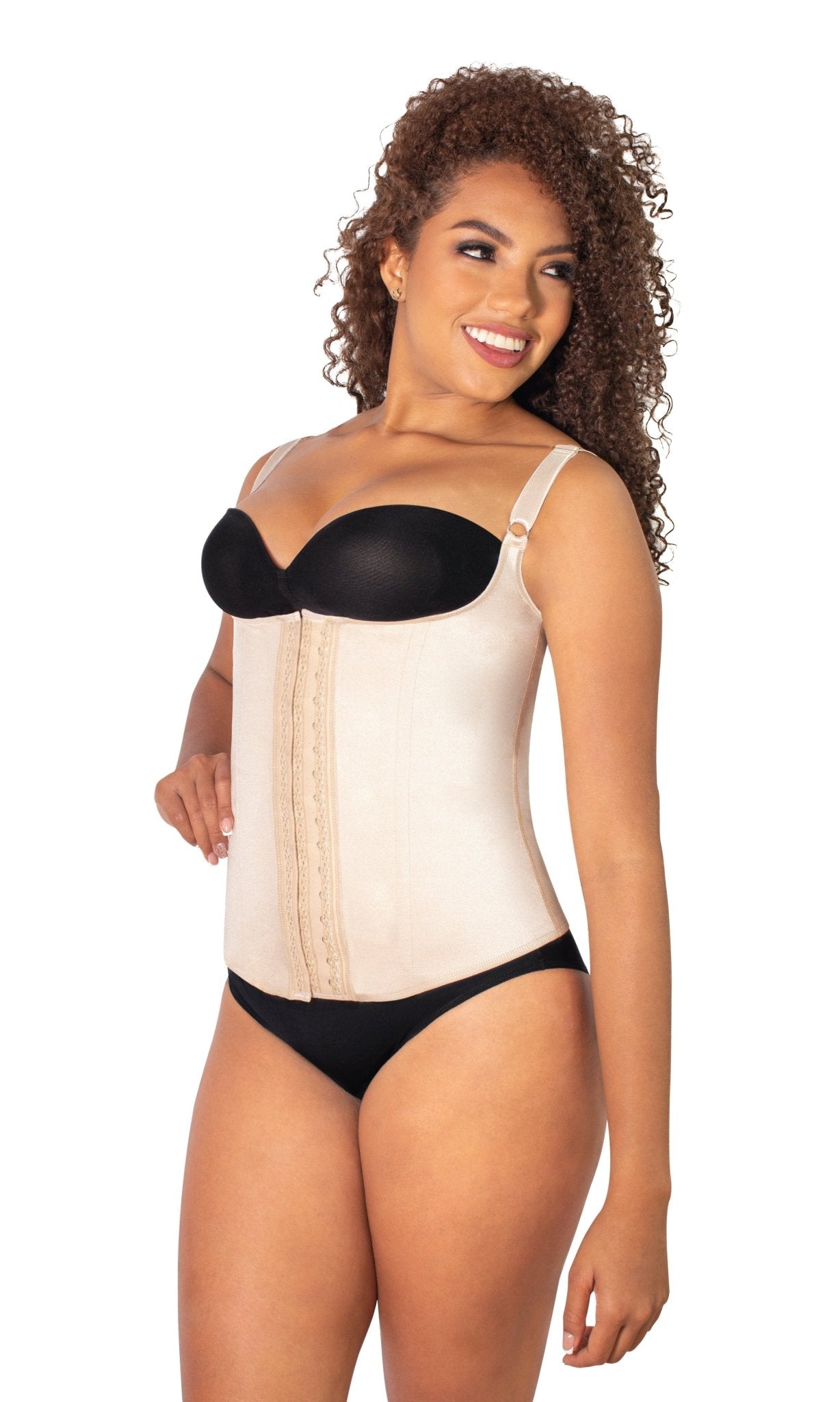 Vedette Liana Sexy Waist Nipper Shapewear w/ Front Closure - Black - S (34)  : : Clothing, Shoes & Accessories