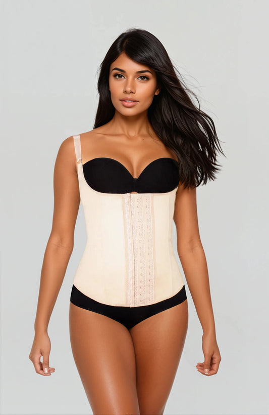 Extra Firm 3 Rows Latex Waist Cincher Vest