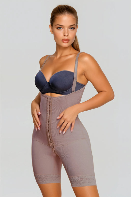 Faja moldeadora de cuerpo completo hasta la mitad del muslo