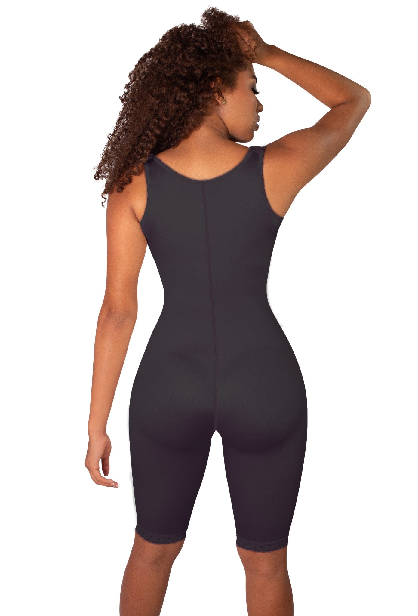 Full Body Control Suit w/ Front Closure & Back Support
