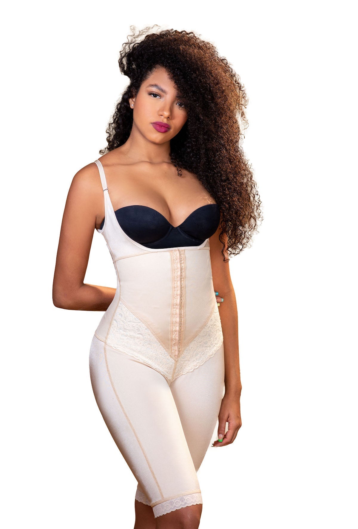 Vedette Shapewear 200 Strapped Latex Waist Cincher Gridle