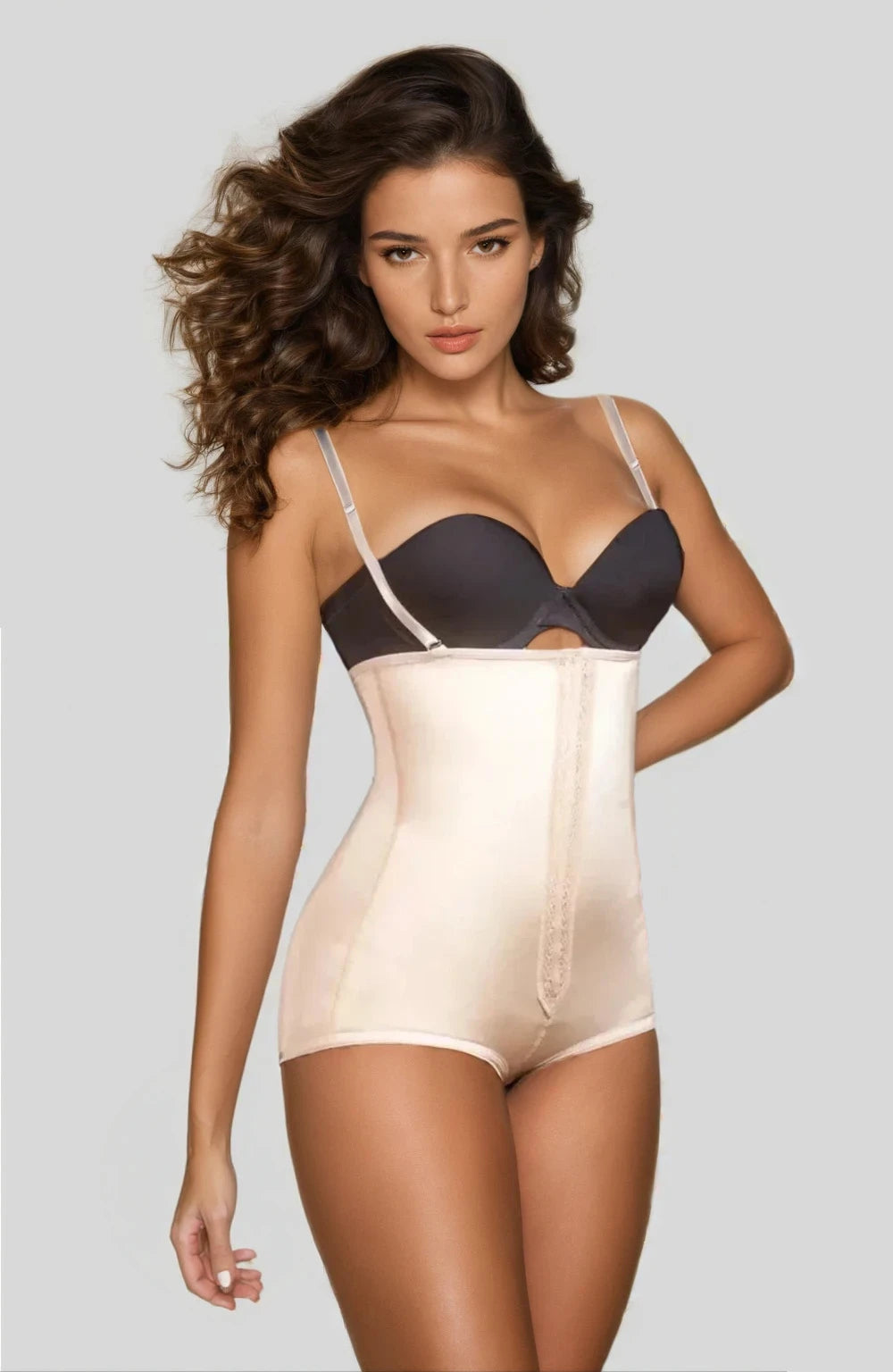 Waist-Sculpting Hip Shapewear with Tummy Control & Adjustable Straps