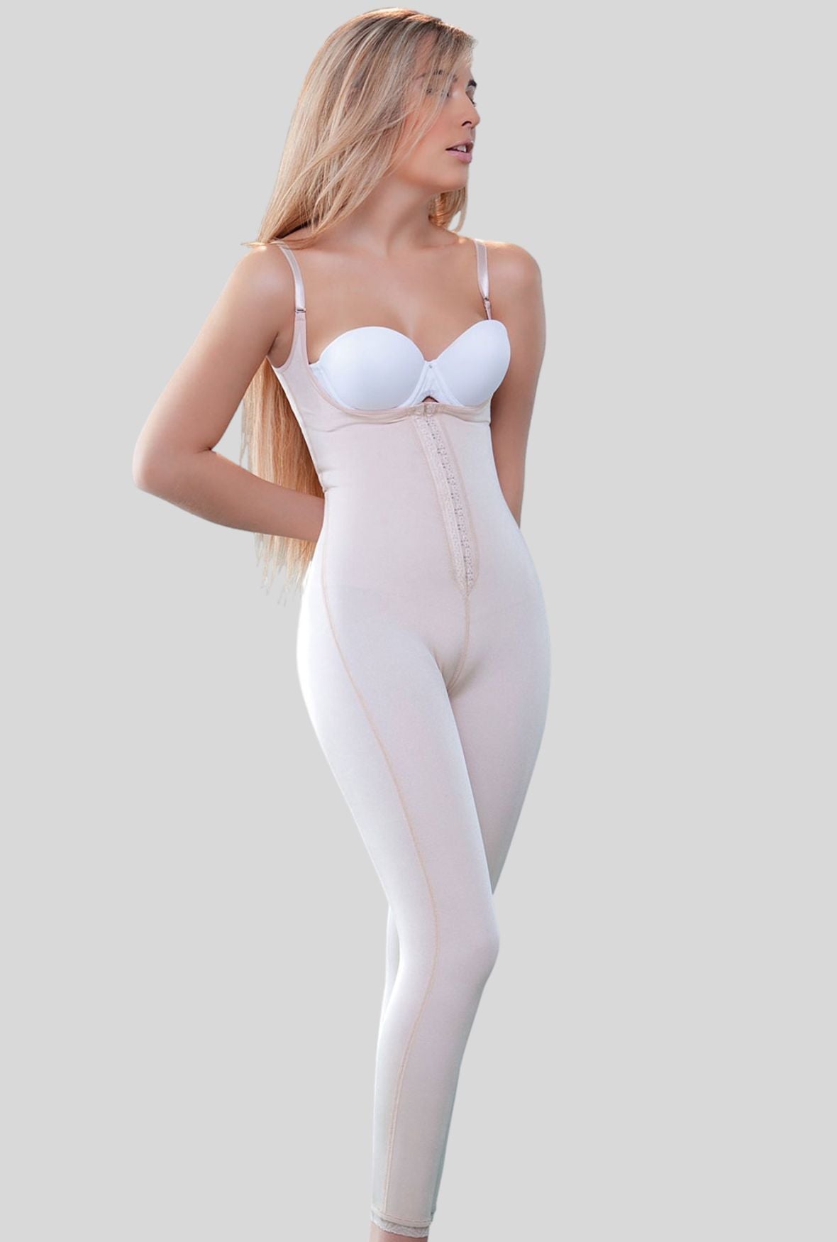 Long Leg Body Shaper w/ Front Closure