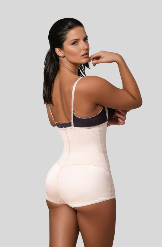 Open-Bust Short Body Shapewear