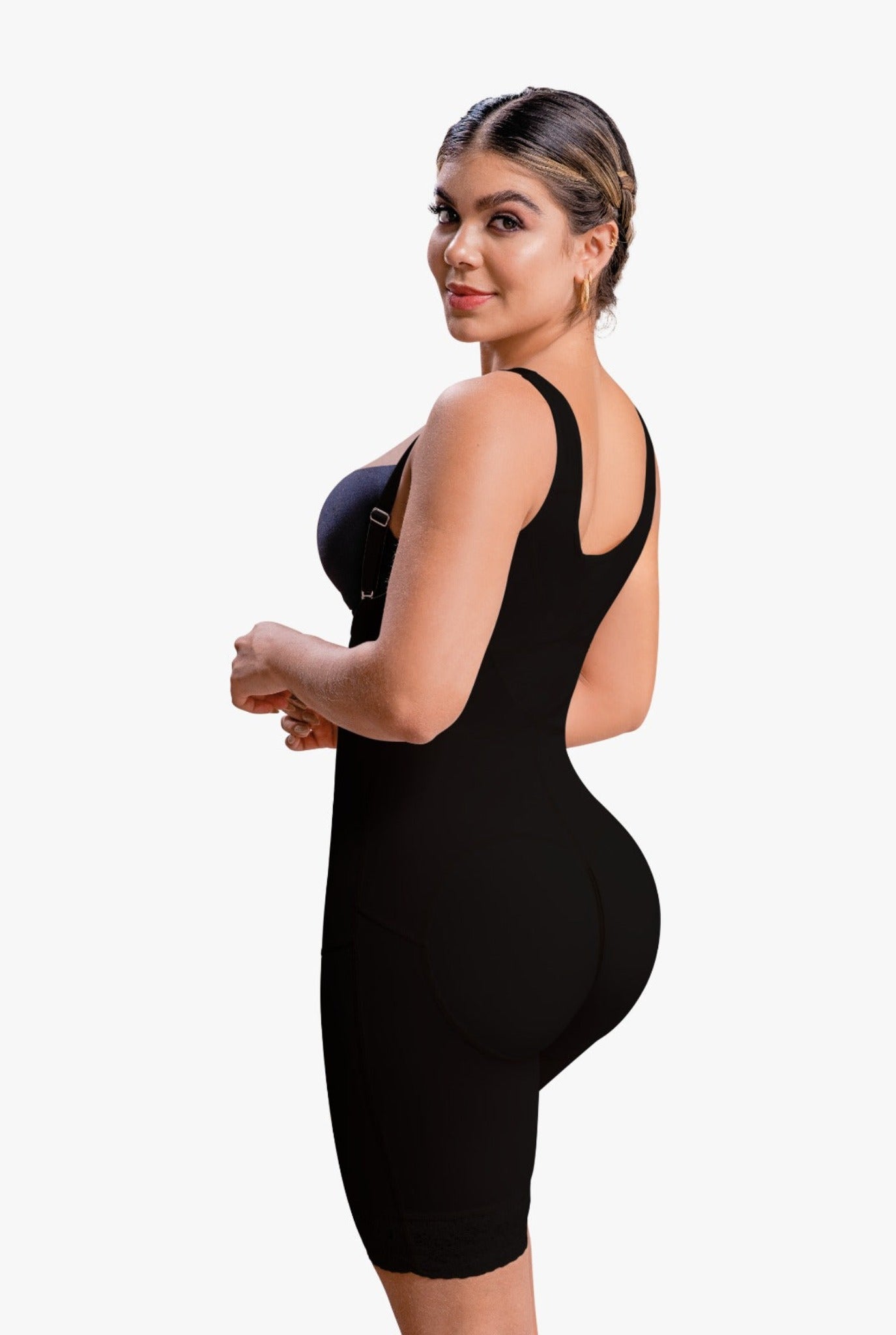  Mid-Thigh Crotchless Body Shaper (Black;X-Large) : Clothing,  Shoes & Jewelry