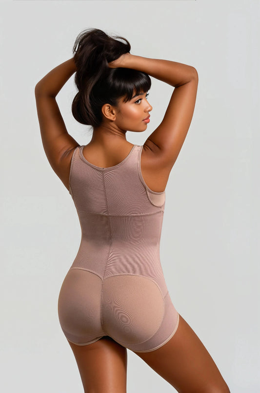 Erkek Kısa Bodysuit Popo Kaldırıcılı