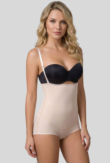 Open-Bust Short Body Shapewear