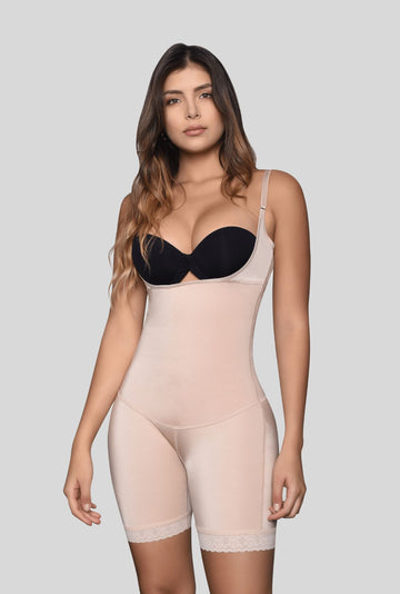 Open Bottom Mid thigh Shaper