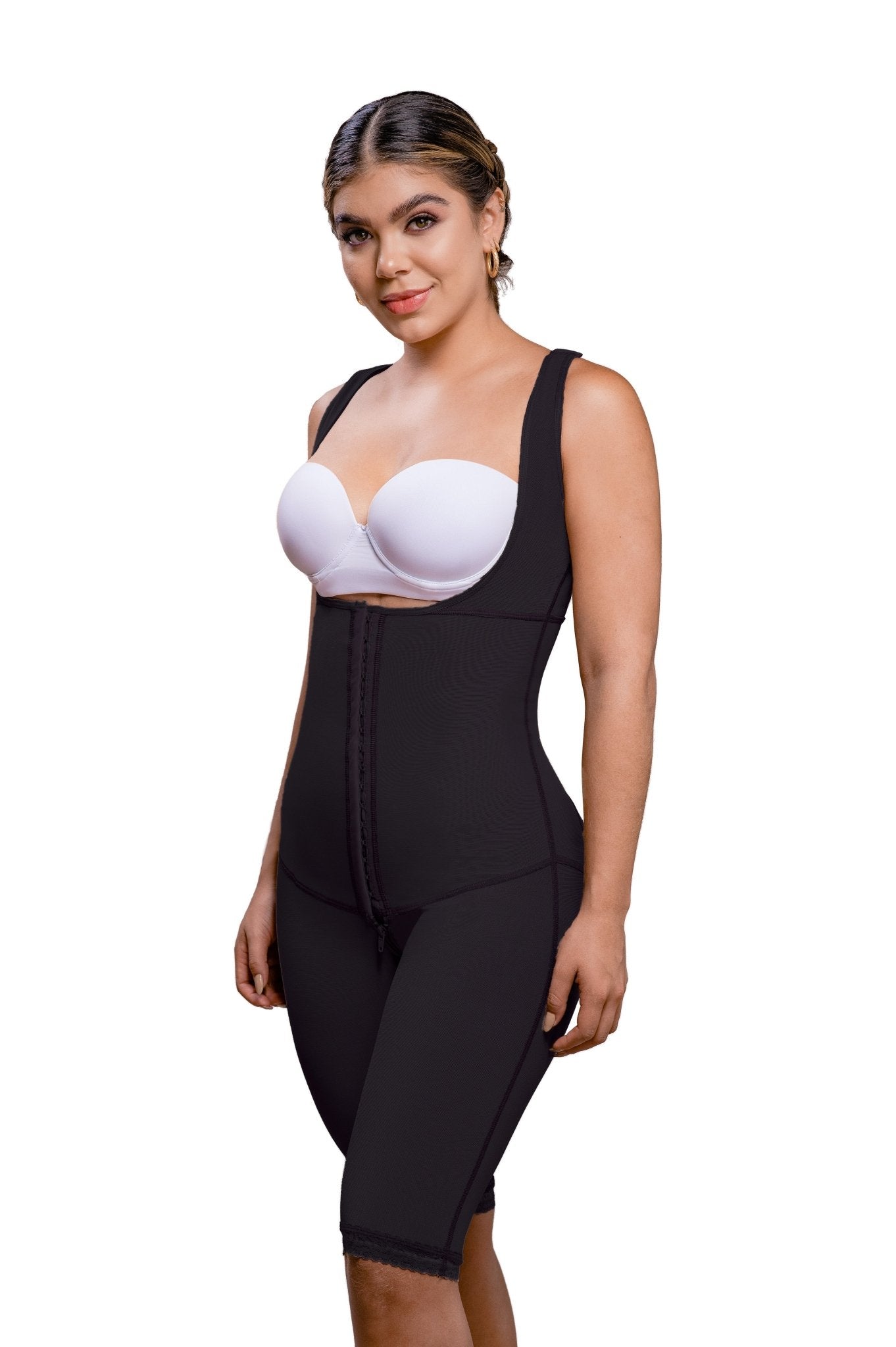 Vedette Full Body Control Suit w/ Front Closure & Back Support